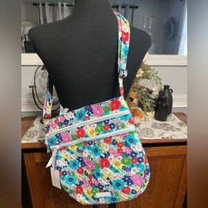 NWT-Vera Bradley Floral Crossbody